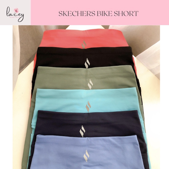Quần tập Biker Skechers Flex co giãn có túi hông VNXK