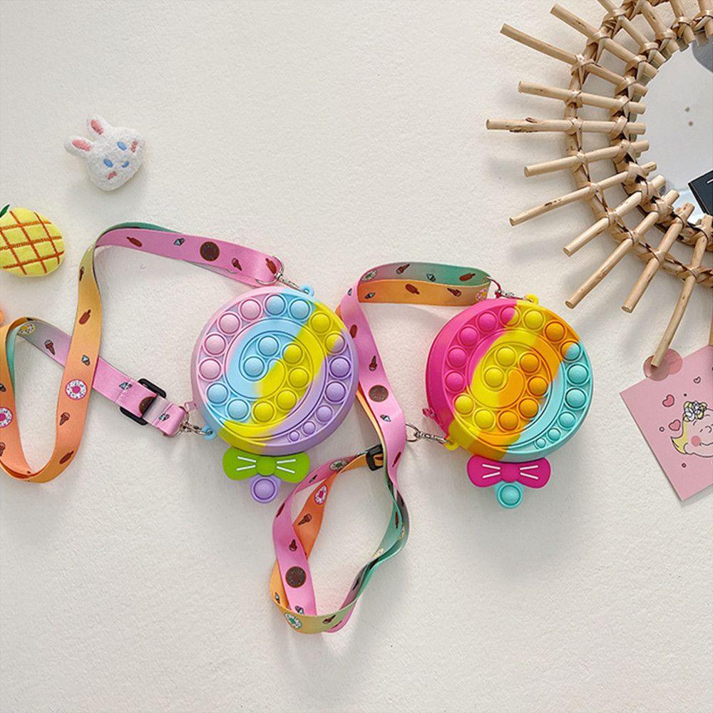 Túi Đeo Chéo Đựng Tiền Xu Bằng Silicon Hình Gấu Trúc Dễ Thương MIHAN1