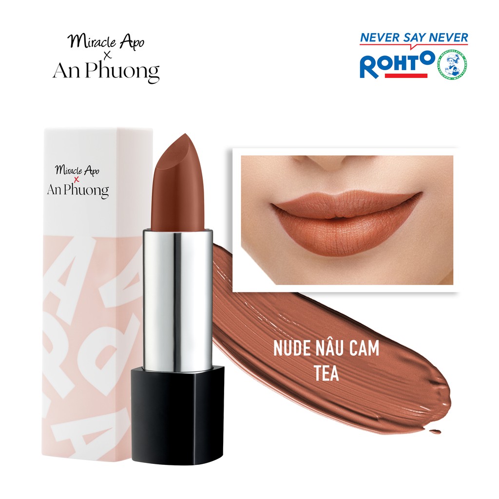 Son thỏi Miracle Apo x An Phương Holiday Collection Lipstick 4g