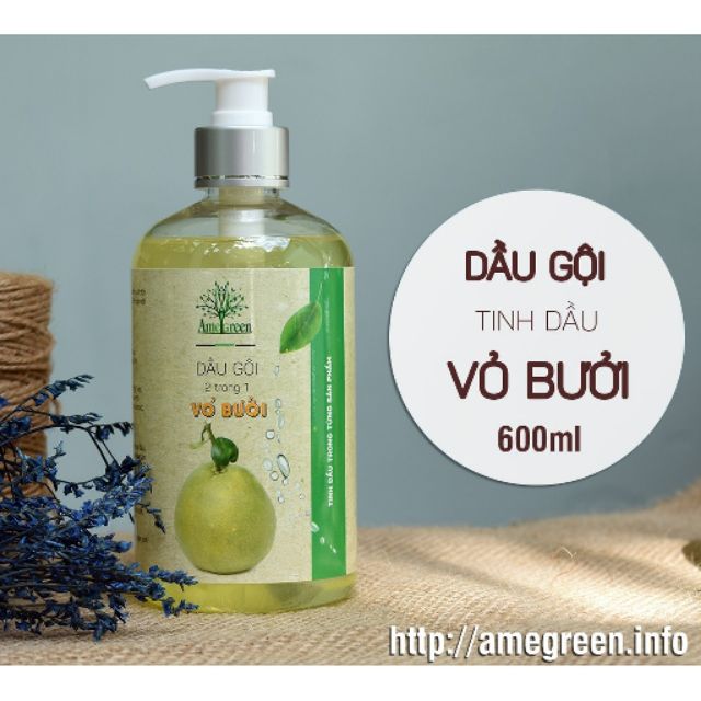 DẦU GỘI TRỊ RỤNG TÓC TINH DẦU BƯỞI AMEGREEN