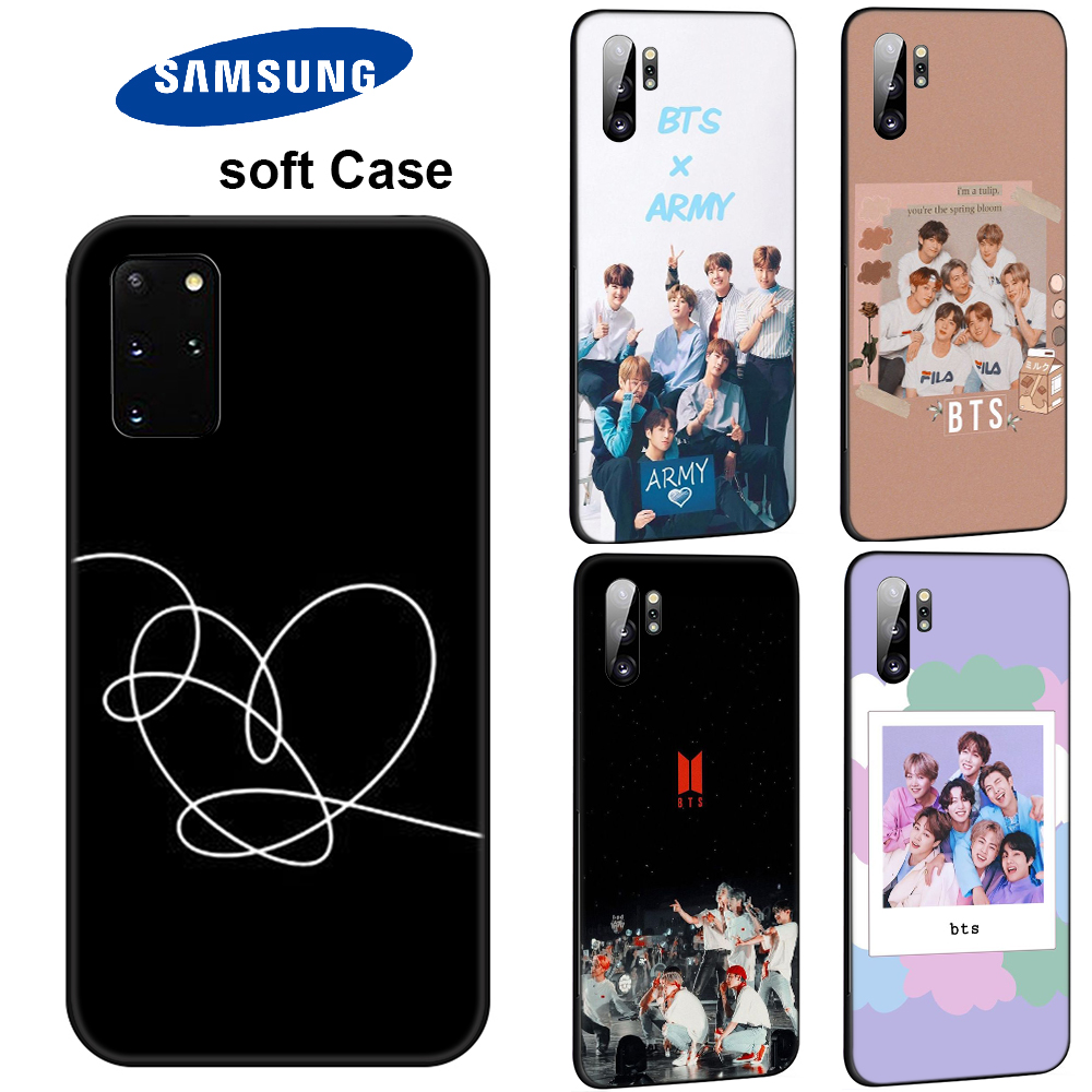 Ốp Điện Thoại Mềm In Hình BTS Cho Samsung Galaxy J4+ J6+ J2 J7 J5 Prime Core Pro J4 J6 J8 2018 Plus J730 SH210