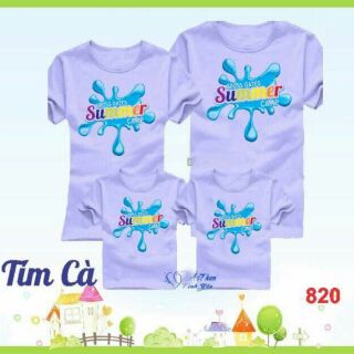 Set 3 ao gia đình mùa hè