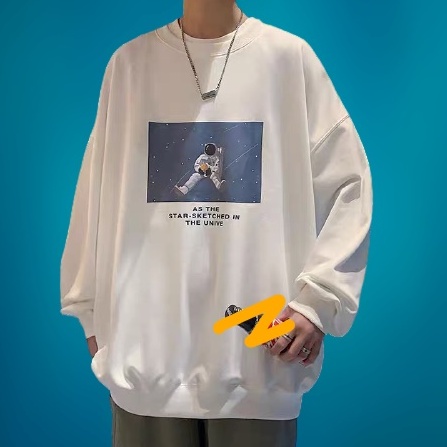 Áo sweater nỉ nam nữ form rộng unisex chất dày dặn hàng đẹp SWE05 | BigBuy360 - bigbuy360.vn