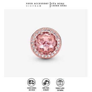 Hạt charm đính đá kiểu Pandora cao cấp YAC06