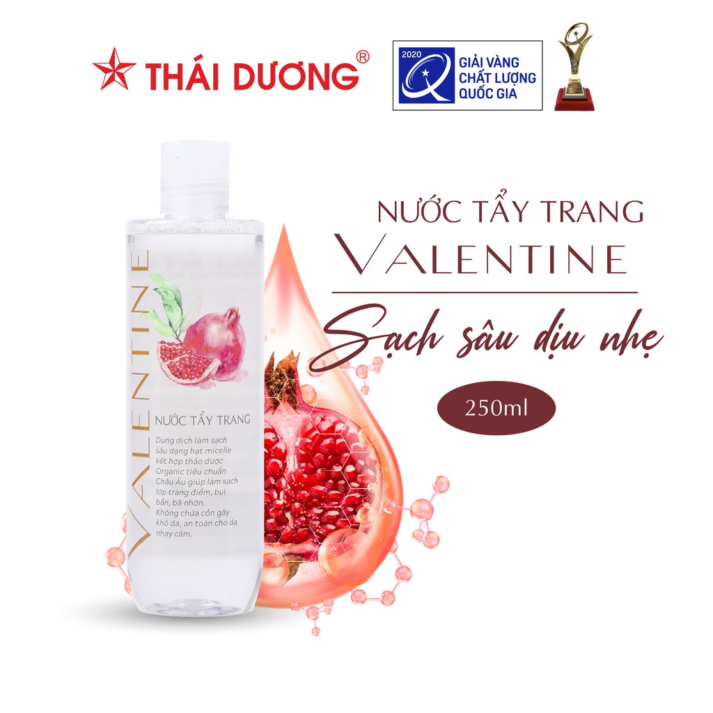 Nước tẩy trang Valentine 250ml - Sao Thái Dương