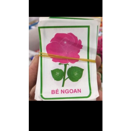 500 TỜ PHIẾU BÉ NGOAN HÌNH HOA HỒNG
