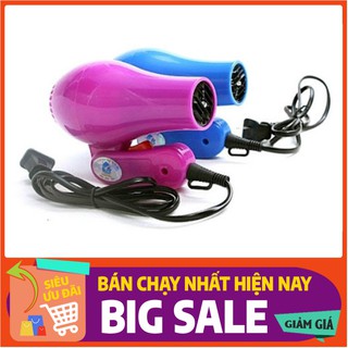 Máy sấy tóc mini gấp gọn 1000W 2 chế độ nóng - Máy sấy tóc nhỏ đi du lịch