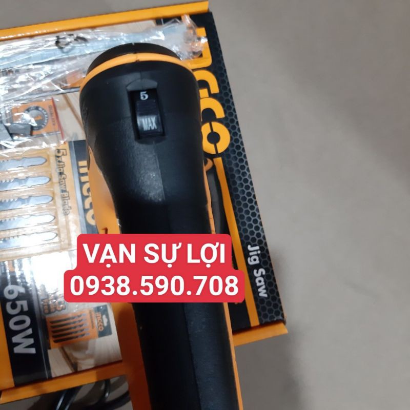 MÁY CƯA LỌNG GỖ LỌNG SẮT 650W INGCO MÃ:JS6508