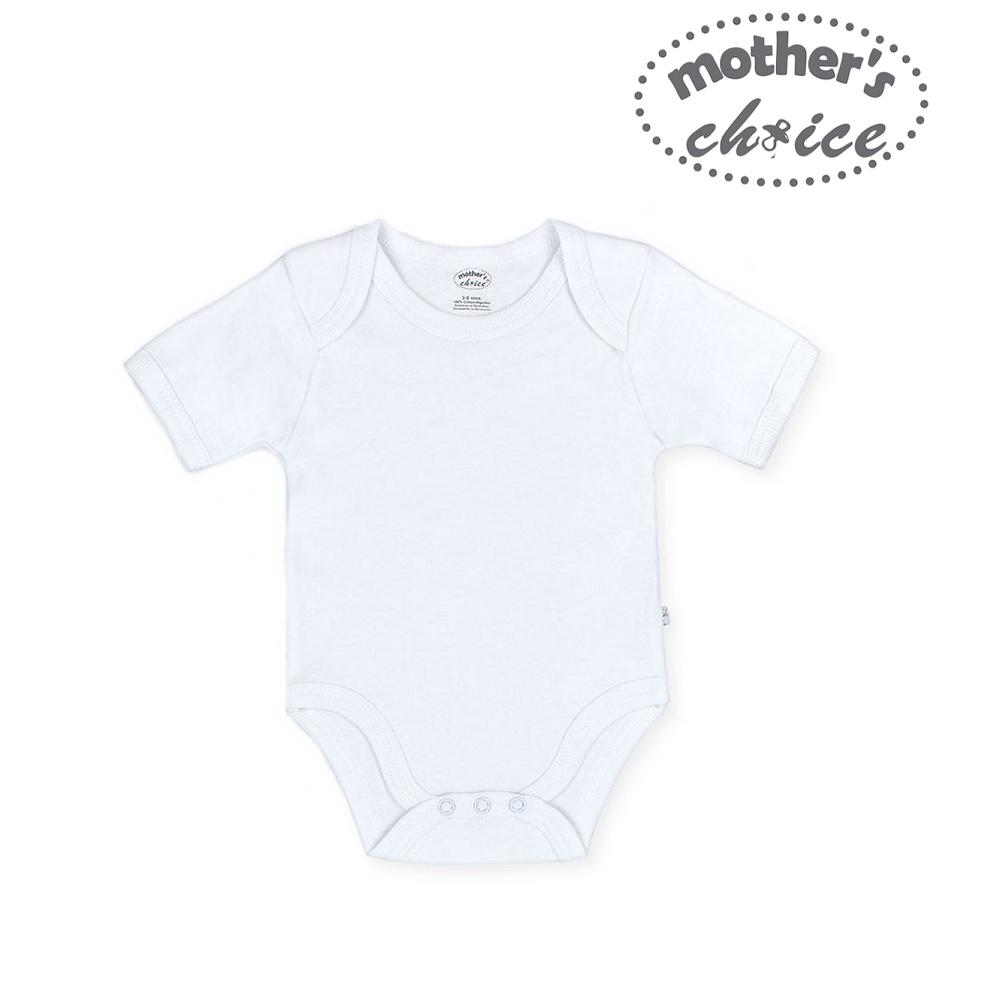 Bodysuit cho bé trai bé gái màu trắng Mother's Choice - chất liệu 100% cotton mềm mại thoáng mát TS2827