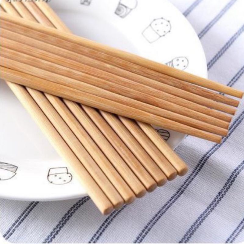 Vỉ 10 Đôi Đũa Tre Sạch Chất Lượng Cao Hàng Công Ty