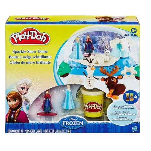 Bộ đất nặn Play Doh Frozen Sparkle Snow - KN 4194