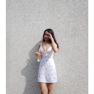Đầm satin cúp ngực