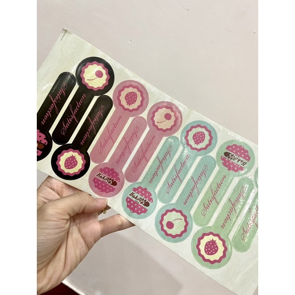 Sticker bánh ngọt 12 miếng