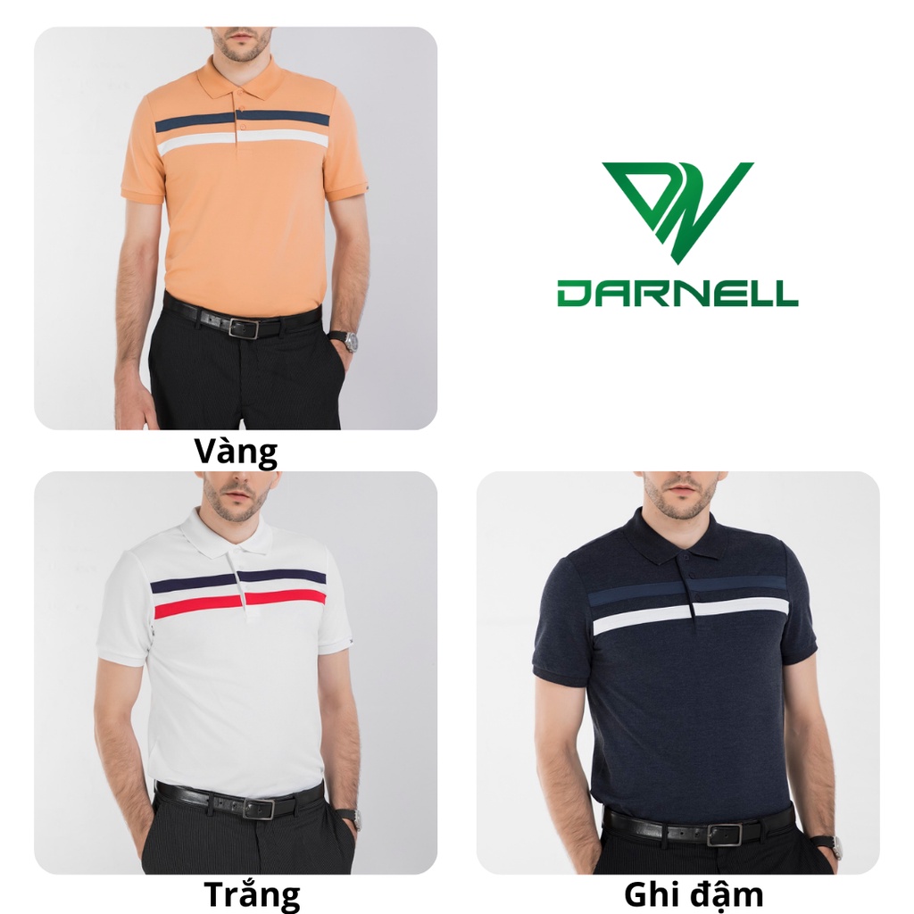 Áo thun polo nam DARNELL tay ngắn chất cotton mềm mại thiết kế slimfit thanh lịch , nhẹ thoáng mát DN0020