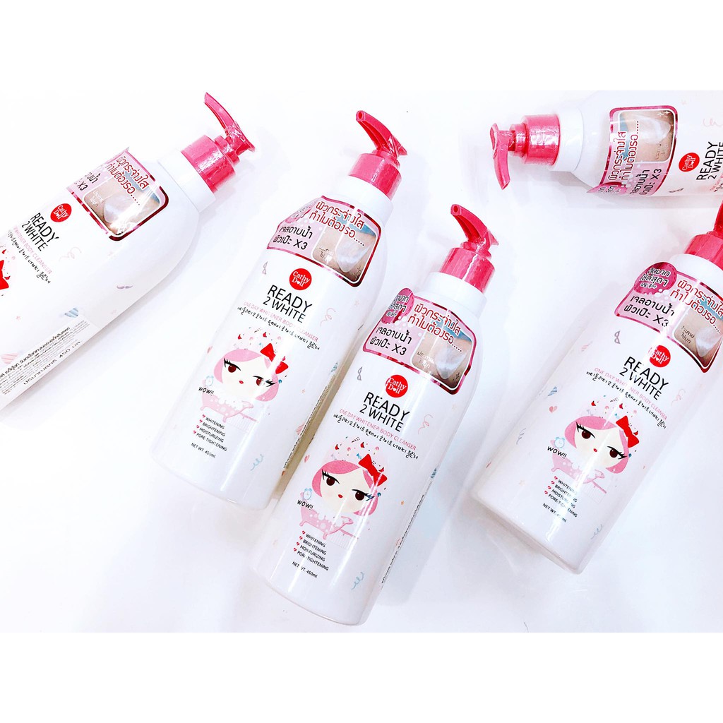 Sữa Tắm Trắng Da Cathy Doll Ready 2 White Ngọc Trai; Cô Gái - 500ml