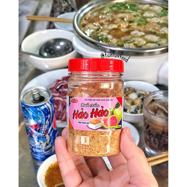 Muối chấm Hảo Hảo tôm chua cay (acecook_120gr) . Muối chấm hoa quả chua ngọt.