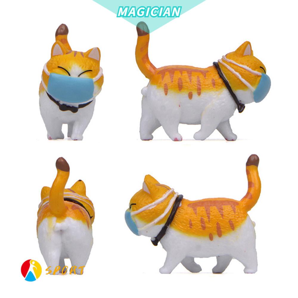 Đồ trang trí Mèo Hoạt Hình Mini Trang Trí Tiểu Cảnh Vui Nhộn