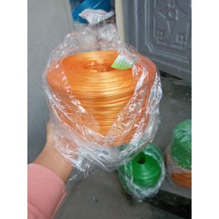 Dây nilon buộc hàng khâu bao mầu vàng đẹp