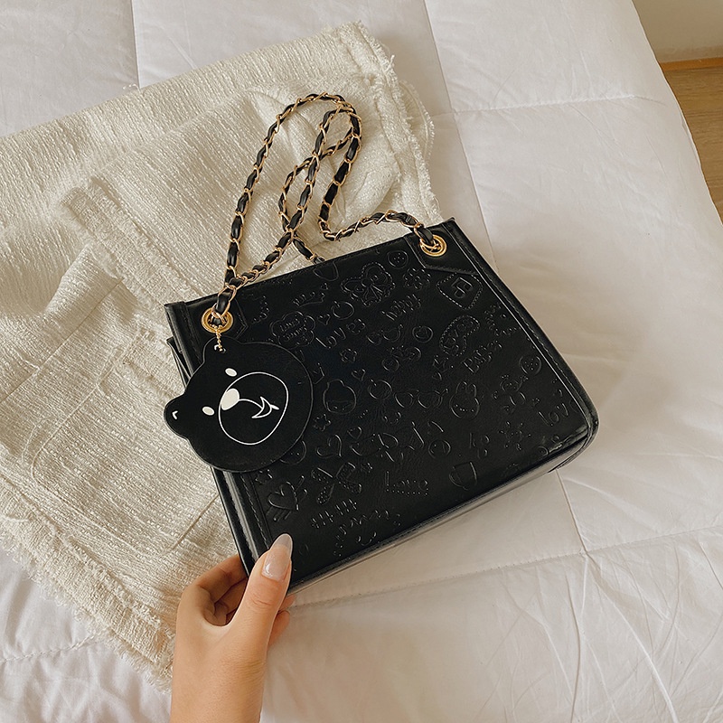 Túi đeo vai dung tích lớn thiết kế đơn giản thời trang mới