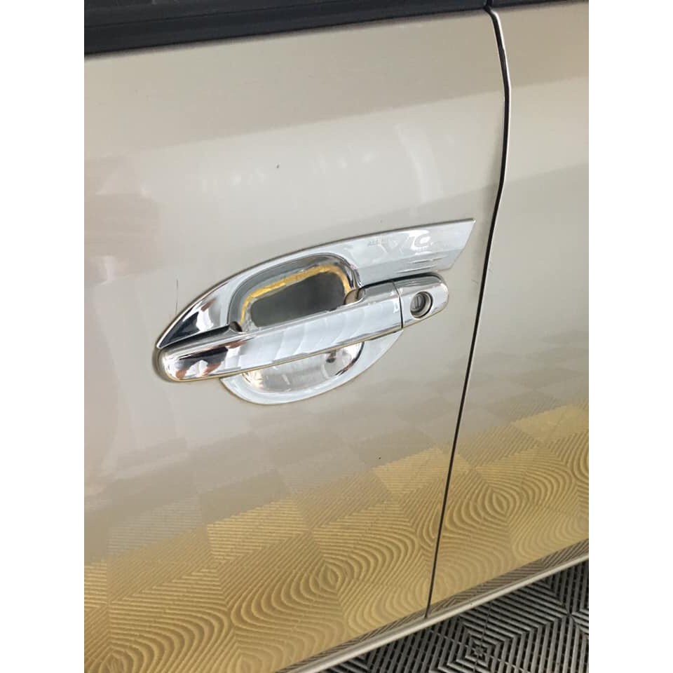 Ốp hõm cửa xe Toyota Vios 2019-2021 mạ crom cao cấp