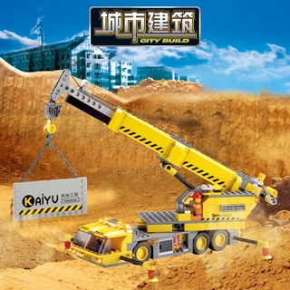 LEGO Đồ Chơi Lắp Ráp Mô Hình Xe Cần Cẩu Sáng Tạo Cho Bé