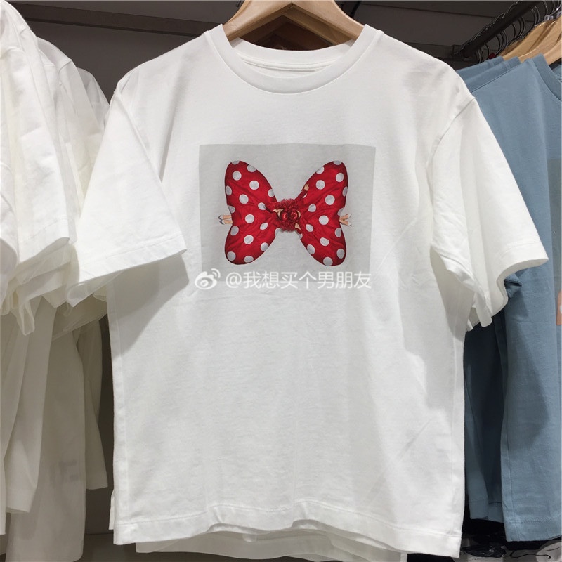 Áo Thun Tay Ngắn In Hình Chuột Mickey Disney Thời Trang Xuân Hè Cho Nữ