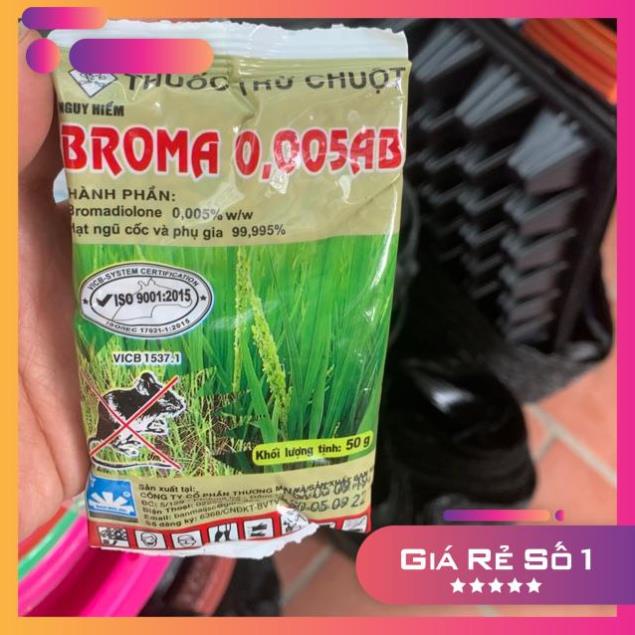 Bả diệt chuột trộn thóc BROMA 50gr