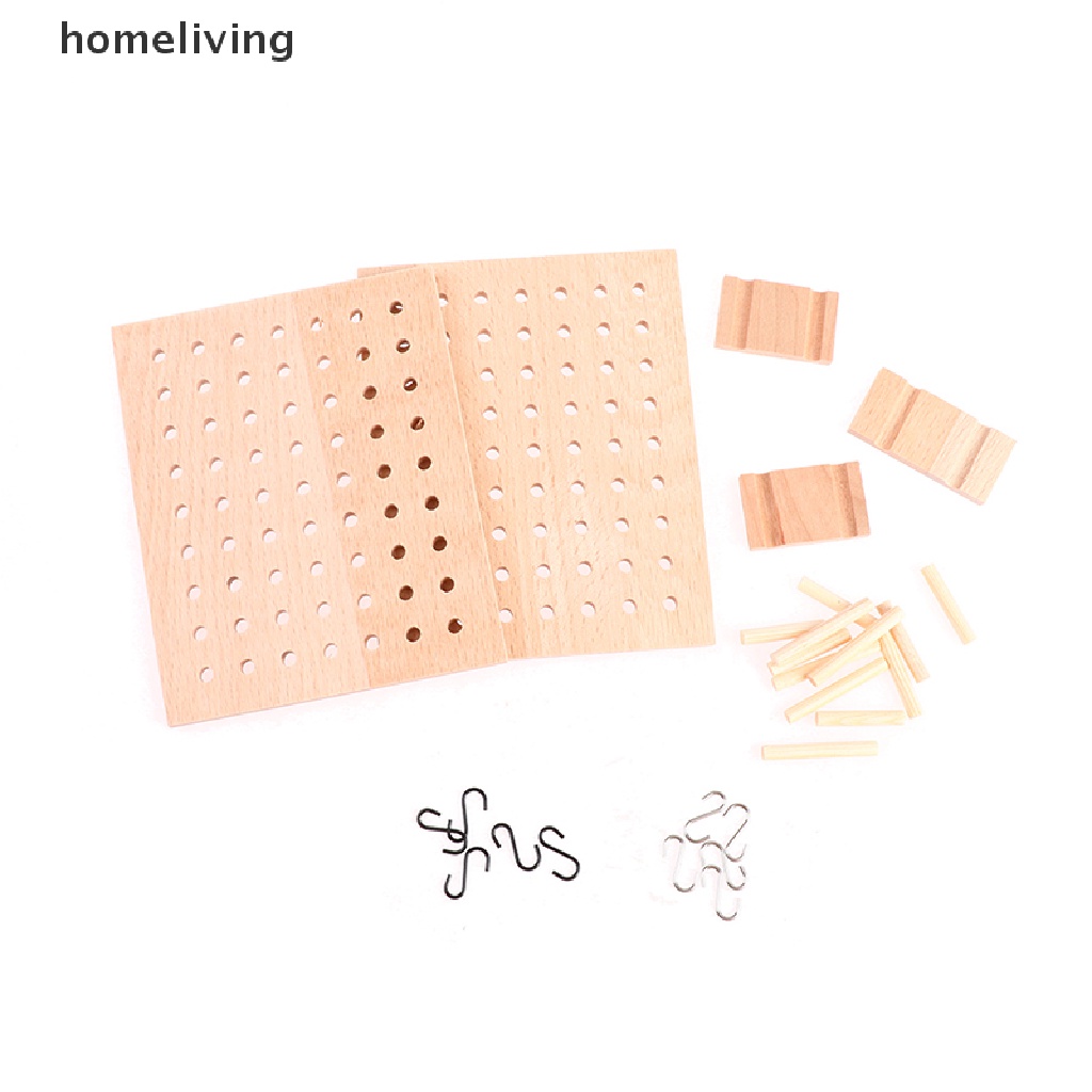 1 Bộ Kệ Gỗ Để Đồ Tỉ Lệ 1: 12 Trang Trí Nhà Búp Bê