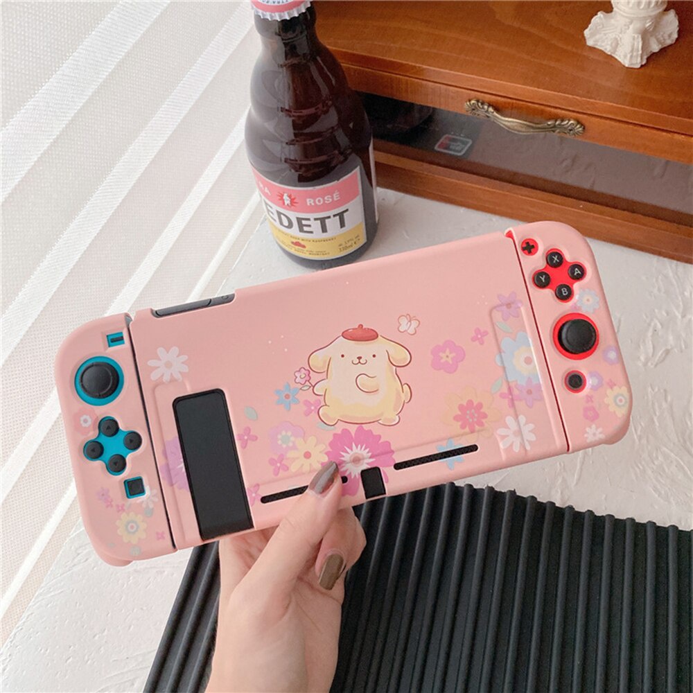 Ốp TPU Chống Trượt Họa Tiết Hoạt Hình Dễ Thương Cho Nintendo Switch Joy Con