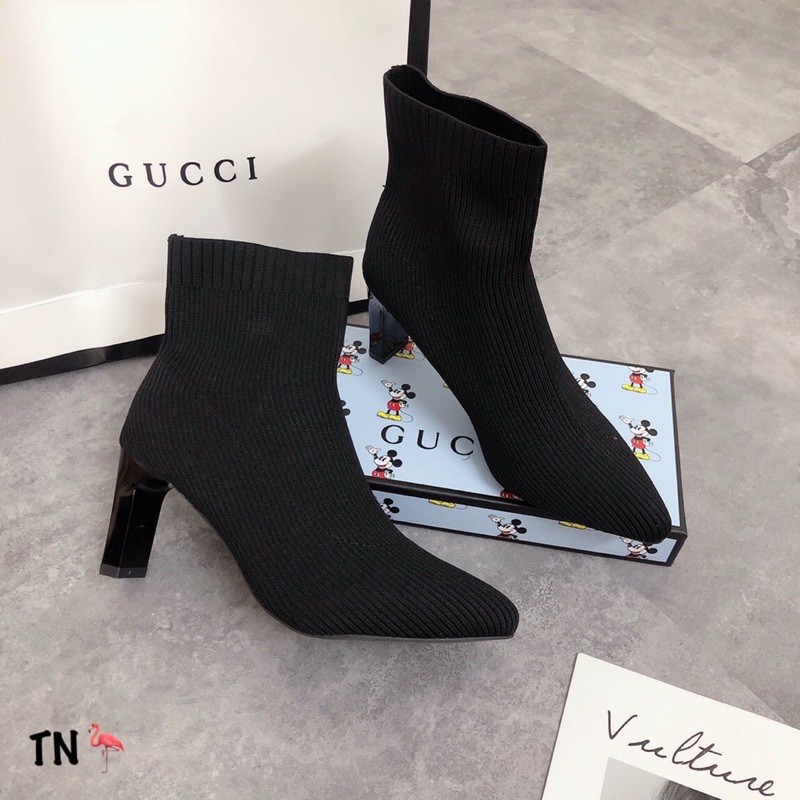 Boot len gót dẹt fullbox