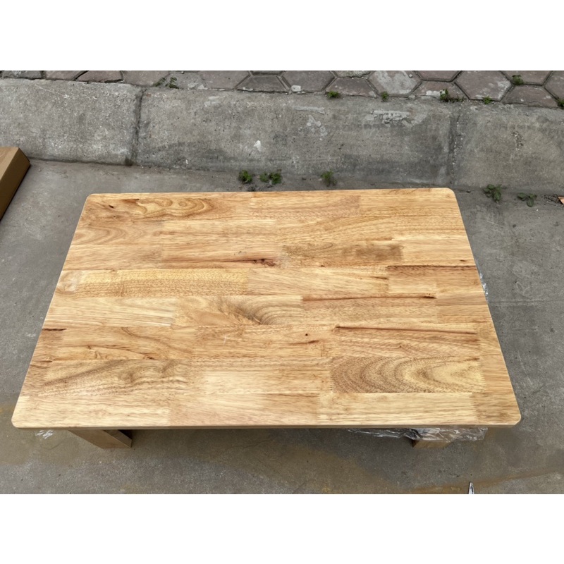 Bàn ô sin bàn trà Nhật gỗ cao su, bàn trà ngồi bệt