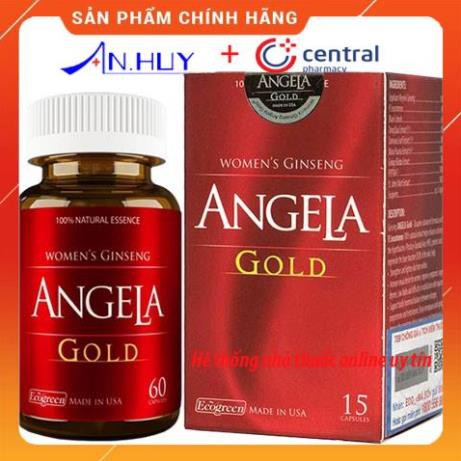 Sâm Angela Gold bổ sung nội tiết tố cải thiện sức khỏe sắc đẹp, Women's Ginseng Angela Gold BN033 CENTRAL PHARMACY