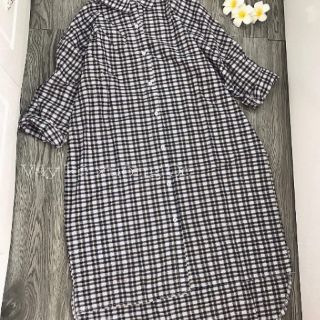 Váy sơ mi kẻ quảng châu