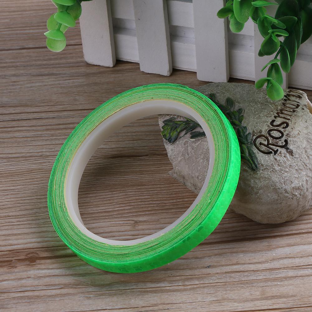 800cm chống nước huỳnh quang an toàn xe đạp mtb dán phản quang