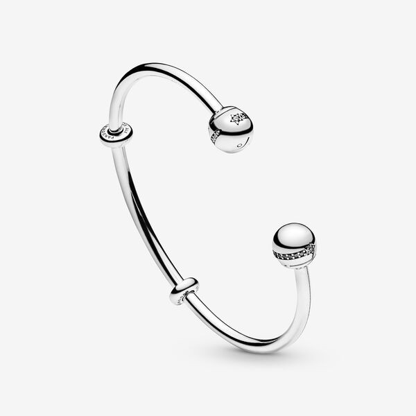 Vòng Tay Hở Pandora Mạ Bạc 925