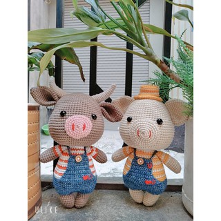Gấu bông handmade- Bé trâu