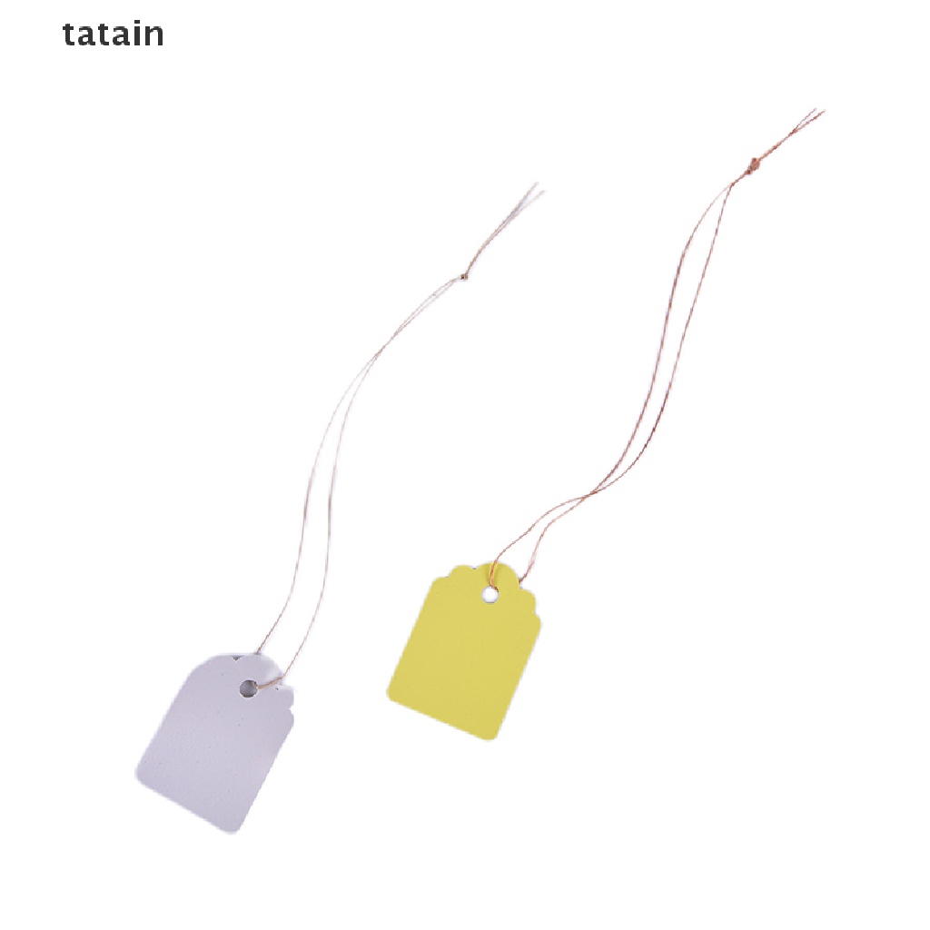 [TAT] 100Pcs Garden Plant Labels Plastic Plant Tags Nursery Markers Flower Pots Seed CVX