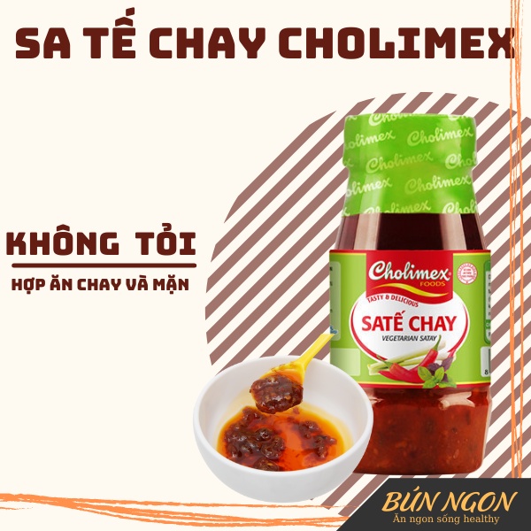 Sa Tế Chay Cholimex 90g Thích Hợp Ăn Chay và Ăn Mặn, Ăn Kèm Phở,Bún Bò Huế,Lẩu Thái - Bún Ngon