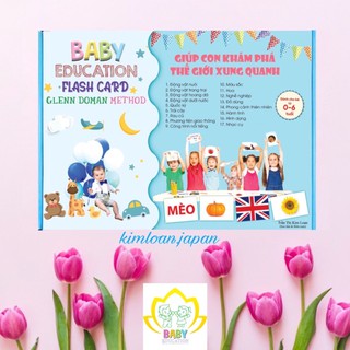 Bộ 280 thẻ TGXQ 15x21cm Flashcard Glenn Doman