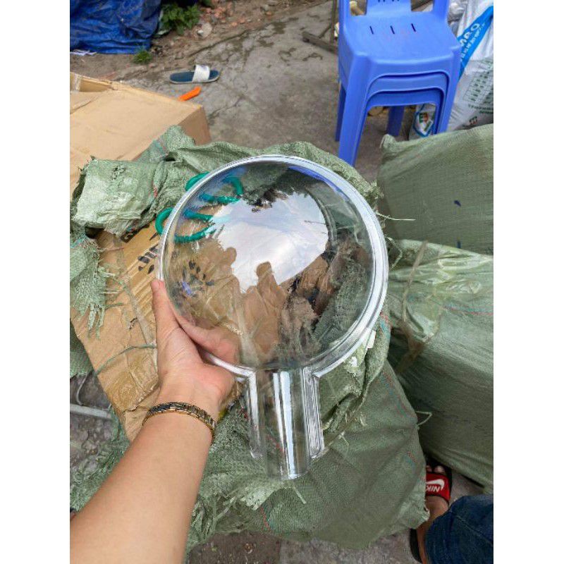 Bóng tròn meka trong suốt size 20cm, nguyên liệu làm hoa bóng Hot Trend