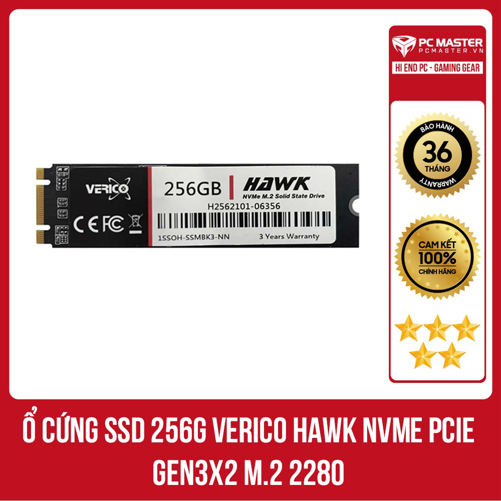 Ổ cứng SSD 256G Verico Hawk NVMe PCIe Gen3x2 M.2 2280 hàng chính hãng, giá tốt nhất Shopee | BigBuy360 - bigbuy360.vn