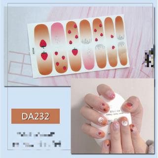 Set 14 nhãn dán đầu móng nghệ thuật