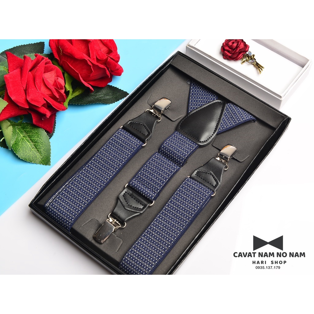 Dây đeo quần nam chữ Y 3.5cm - dây yếm quần nam cao cấp