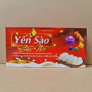 Yến sào sữa non hỗ trợ tiêu hoá, giúp ăn ngủ ngon, bổ sung vitamin, khoáng chất cho cơ thể, tăng cường sức khoẻ