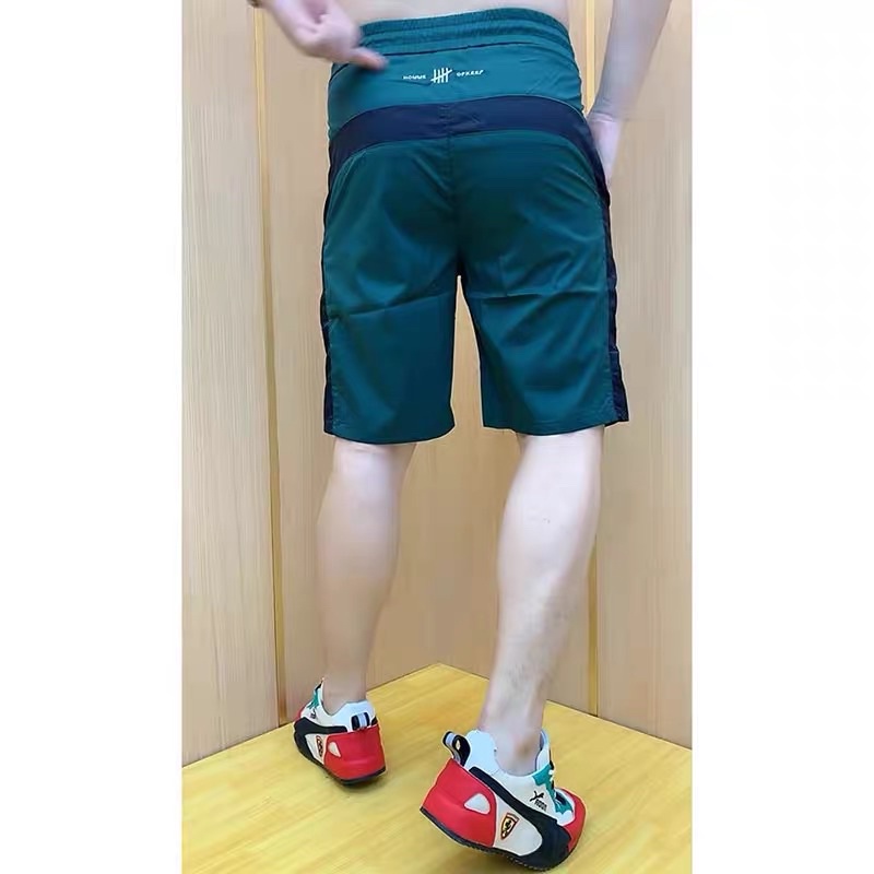 Quần Thun Short Thêu Logo-Co giãn 4 chiều