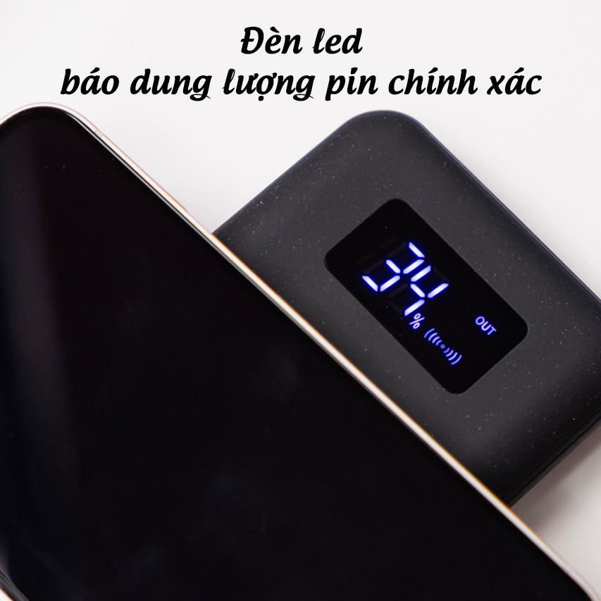 Pin dự phòng AUKEY PB-WL02i sạc nhanh 20W, sạc nhanh không dây 15W