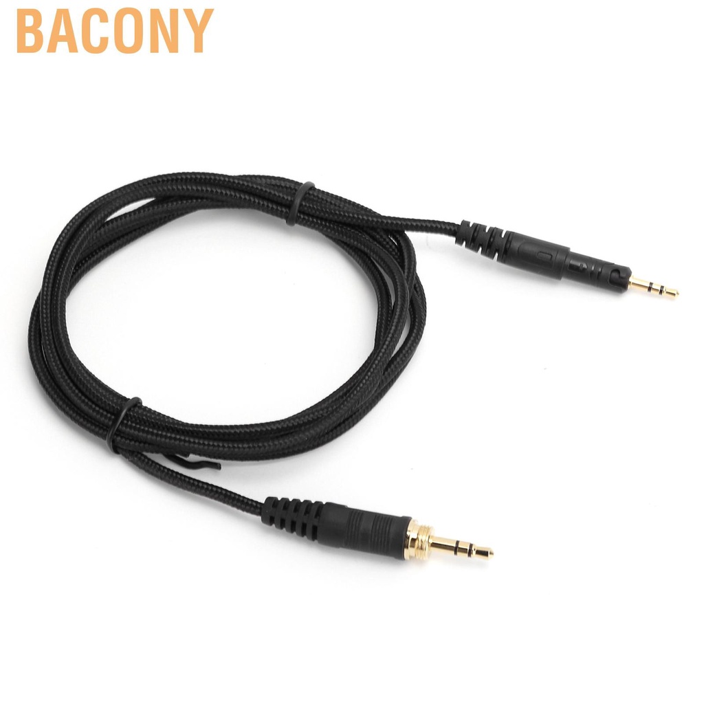 Bacony Headphone Audio Cable Braid AUX Cord Replacement for Audio‑Technica ATH‑M50X/M40X