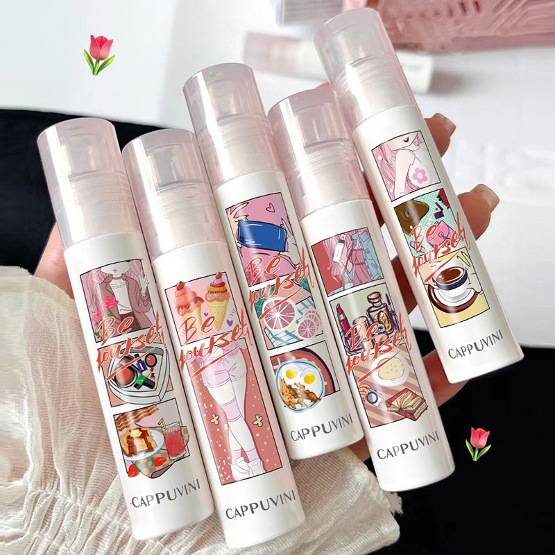 Son Môi Cappuvini 6 Màu Tùy Chọn Chống Nước Lâu Trôi Không Phai Cho Nữ