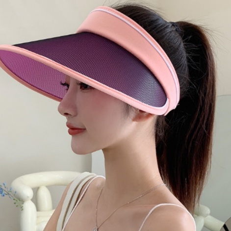 Nón chống nắng rộng vành nửa đầu phong cách Hàn, mũ nửa đầu cao cáp
