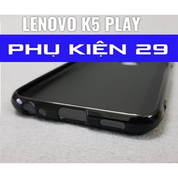 [Lenovo K5 Play] Ốp lưng silicon dẻo đen cao cấp Henyou